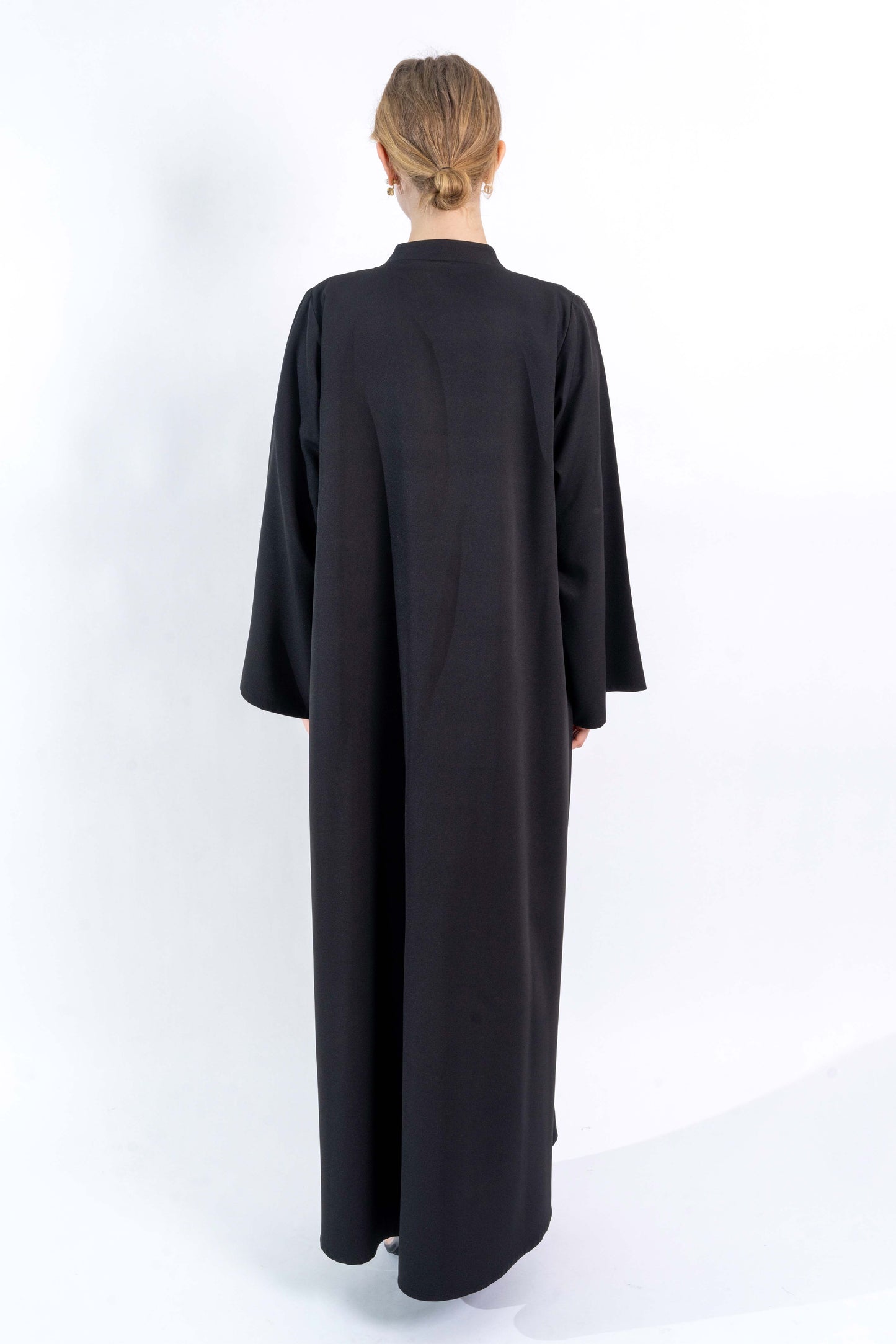 Black Floral embellishment Abaya