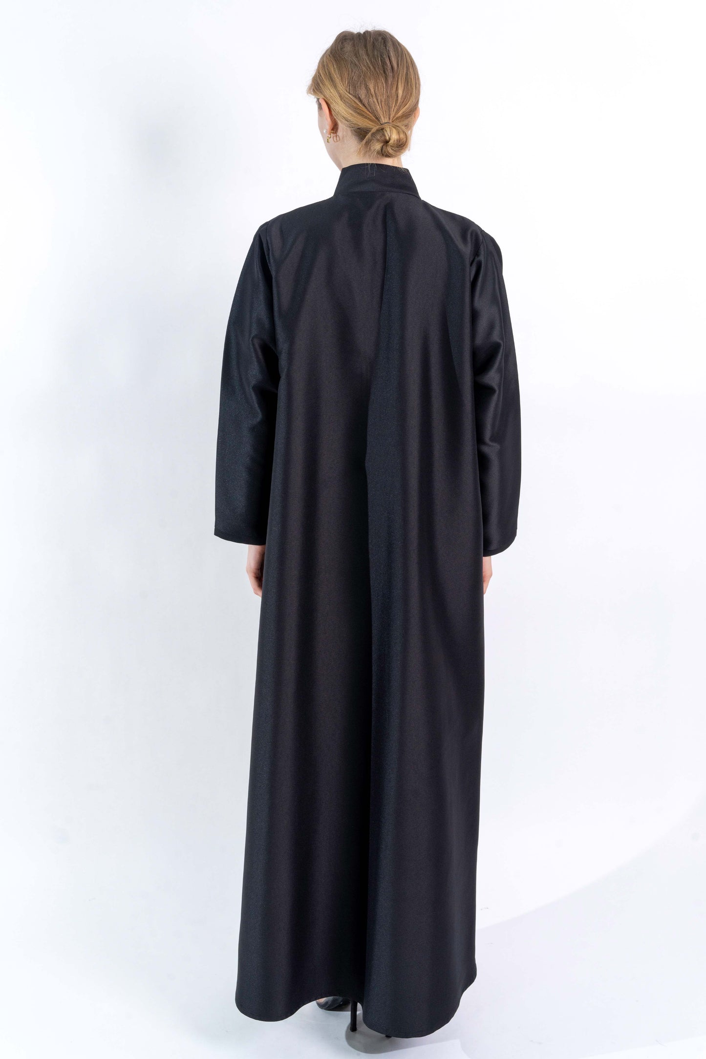 Black Floral embellishment Abaya