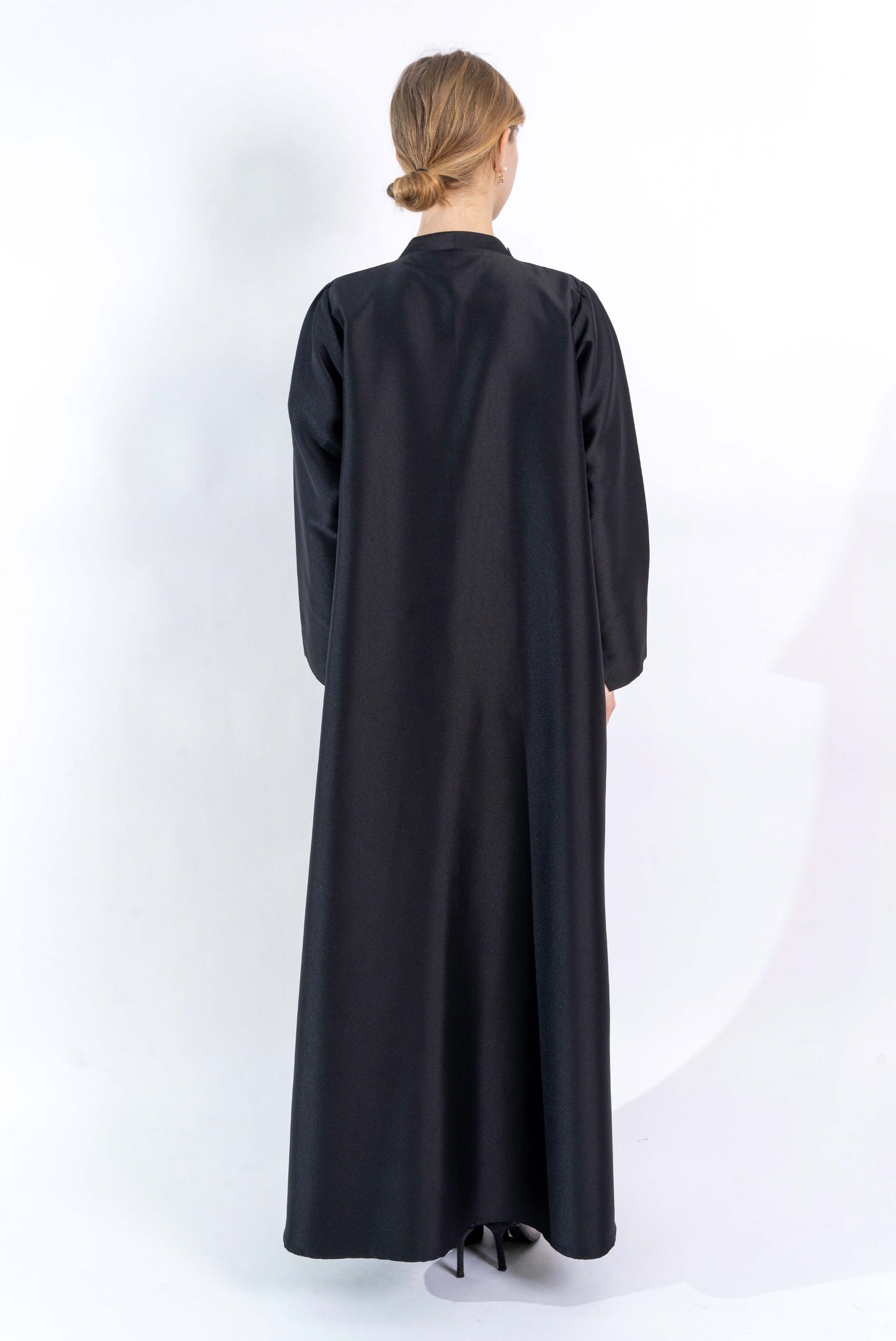 Black maze embellishment Abaya