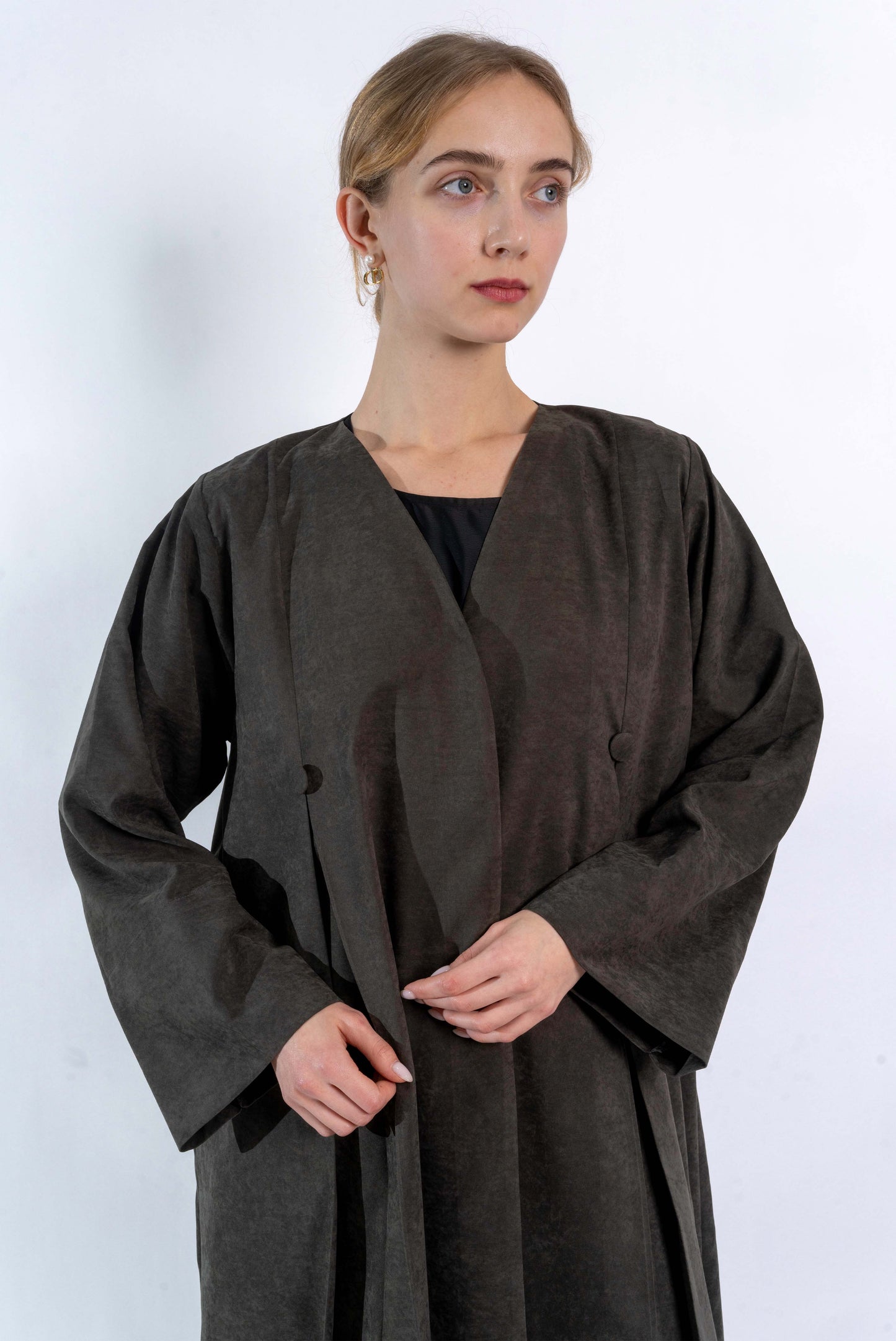 Lux Grey abaya