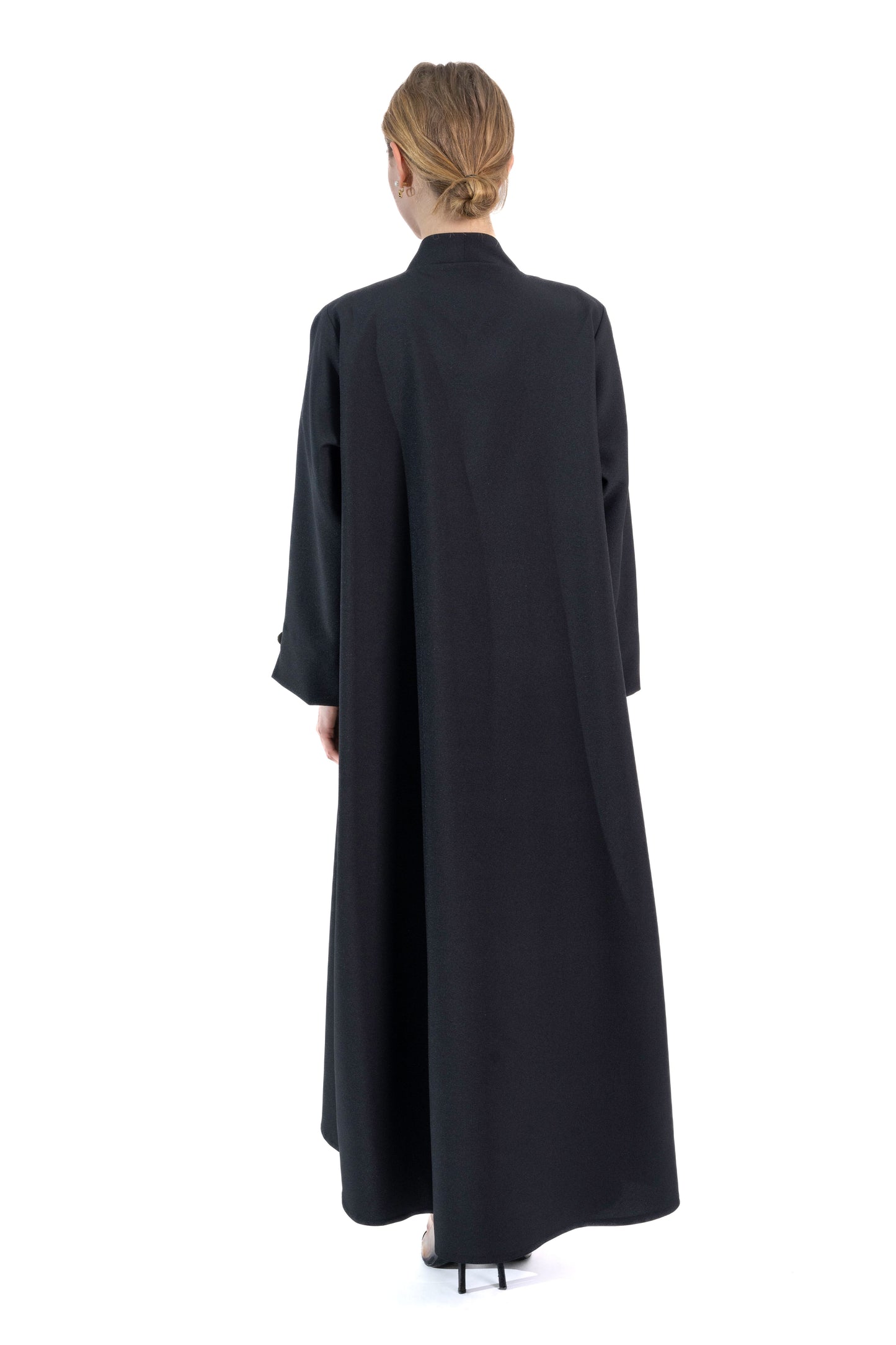 Elegant Black Office Girl Abaya