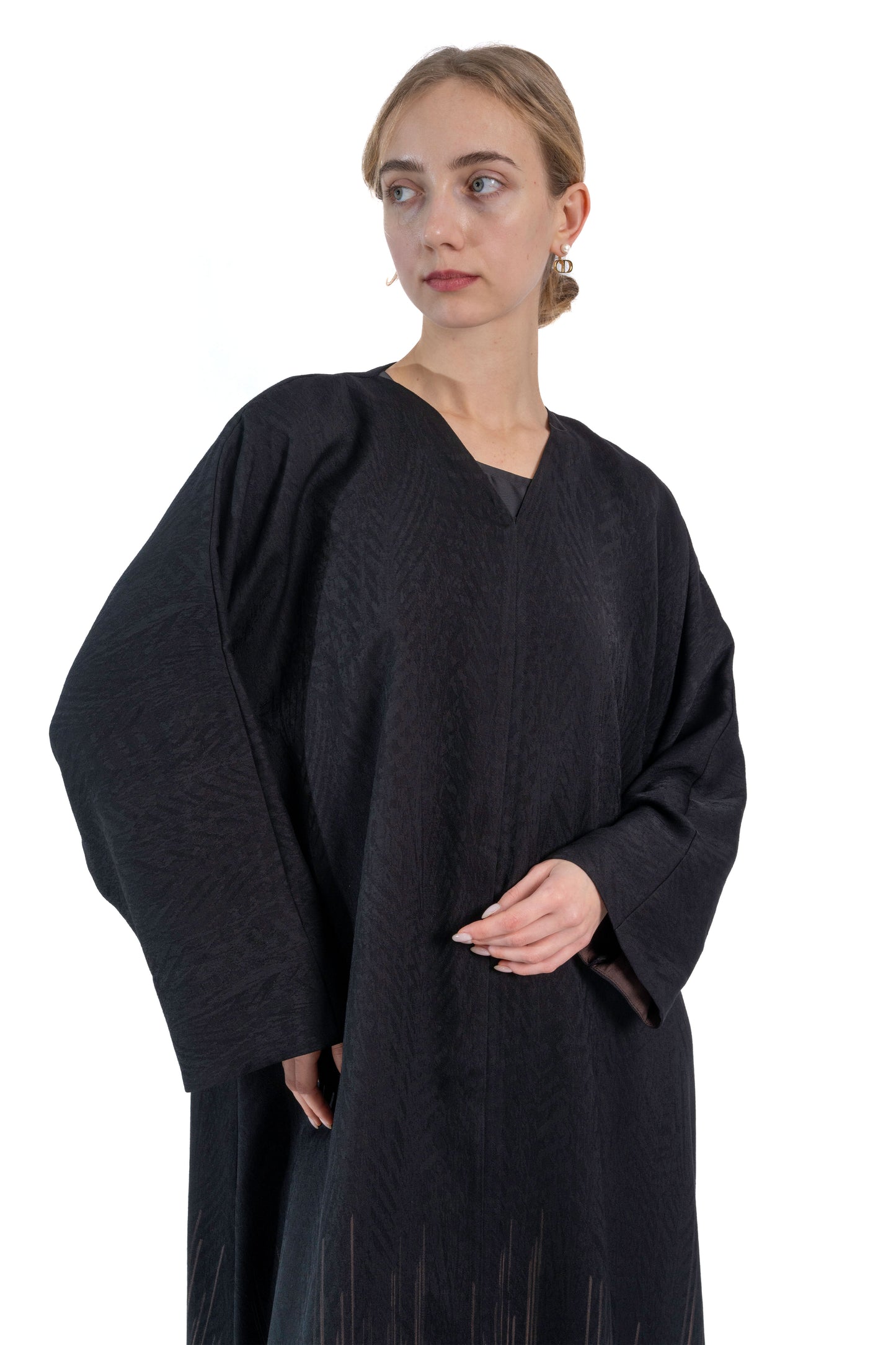 Shimmering Evening Brown Abaya