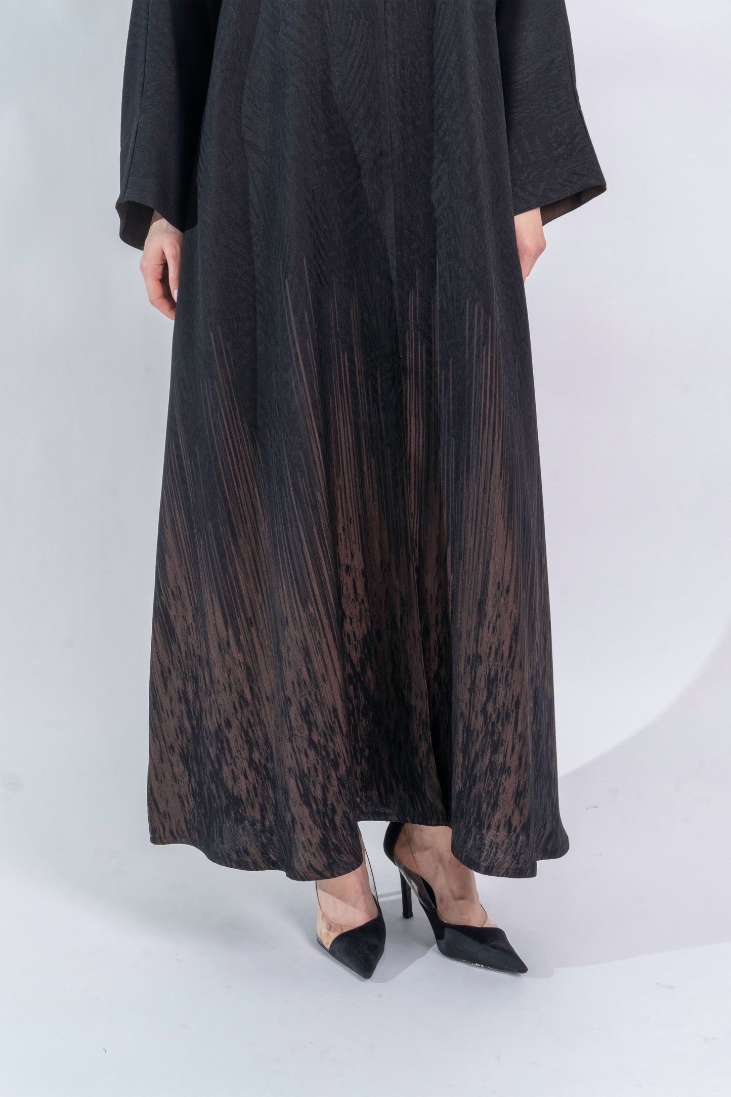 Shimmering Evening Brown Abaya