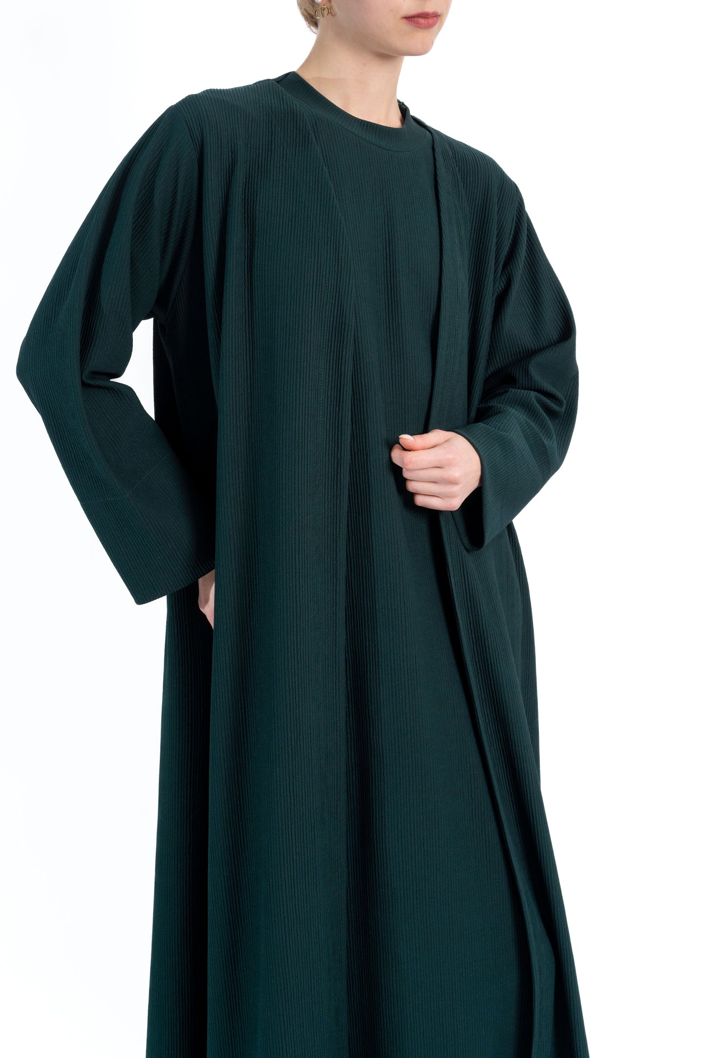 All weather Angel Green Abaya