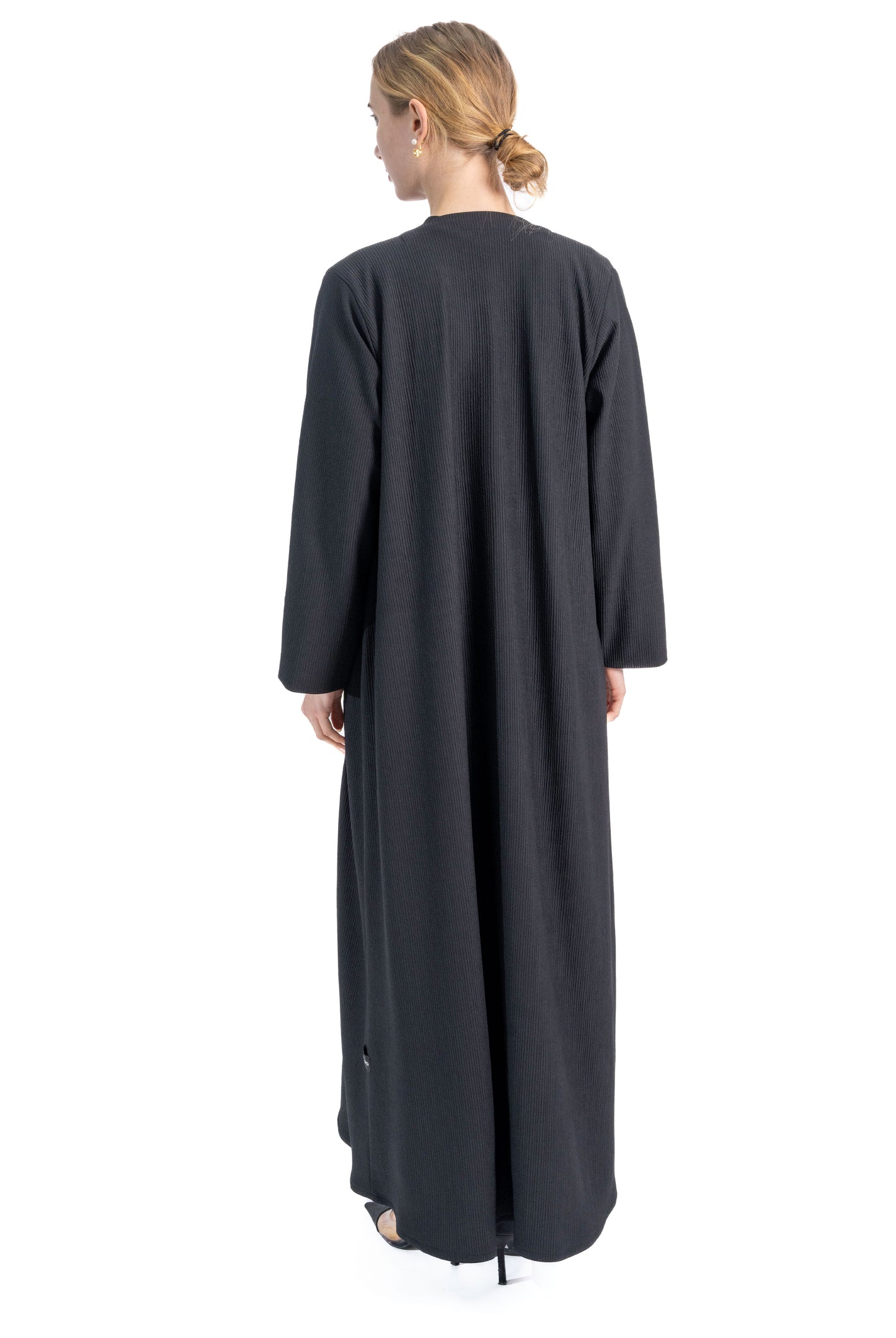 All weather Angel Black Abaya