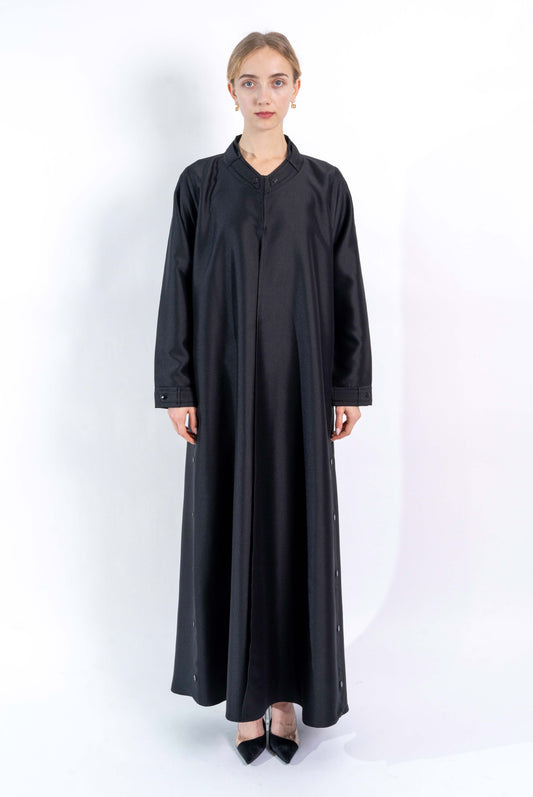Black office queen abaya