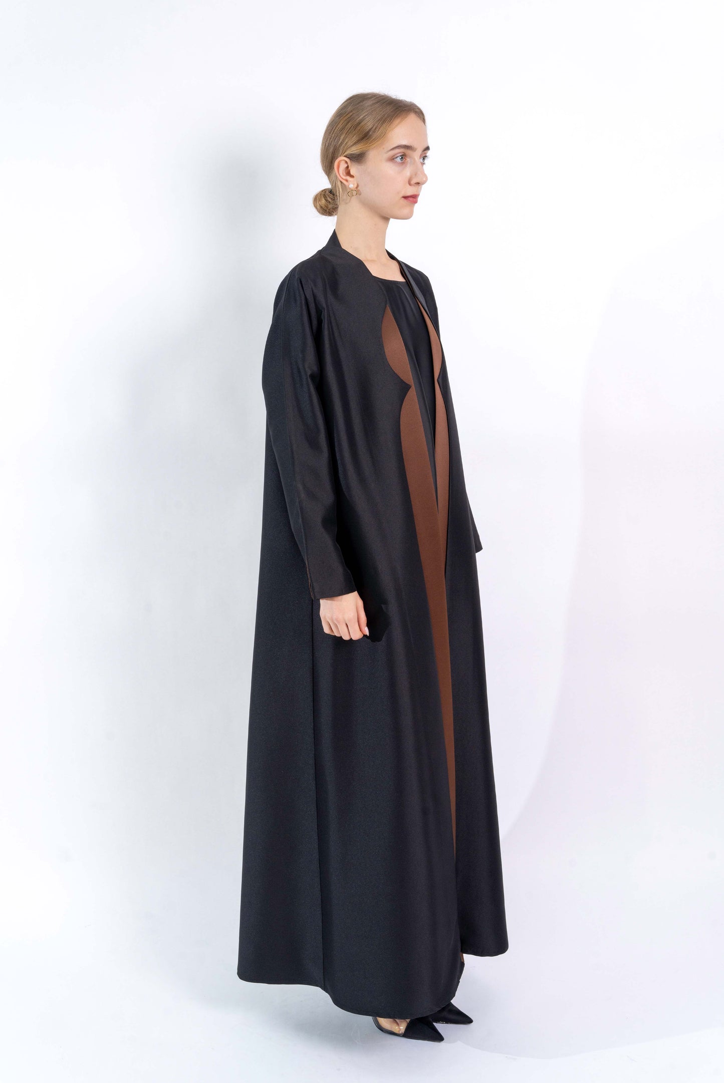 Black & Copper evening  Abaya
