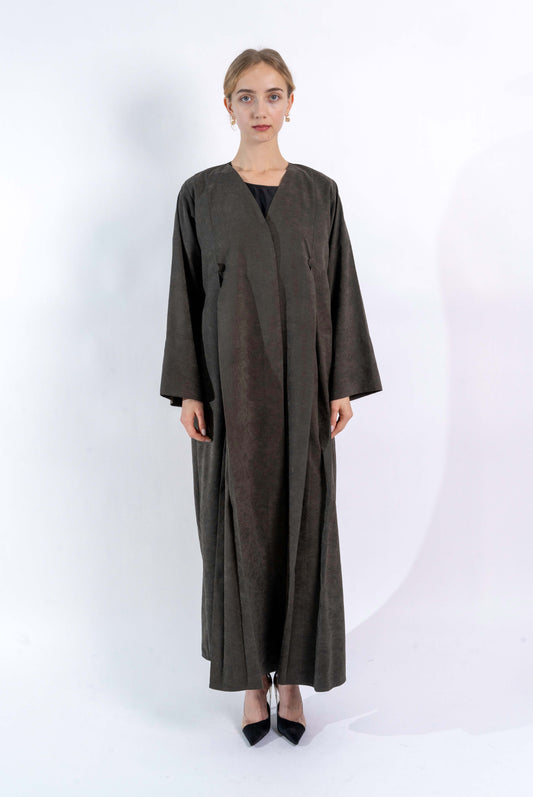 Lux Grey abaya
