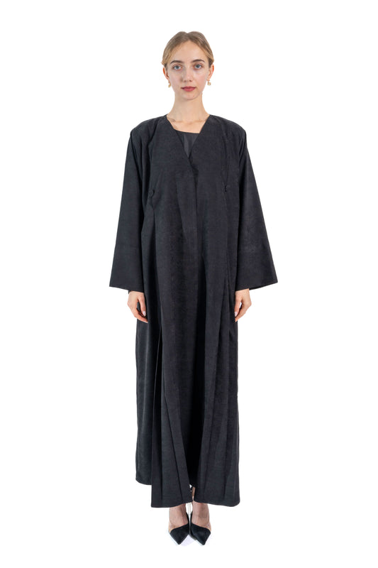 Lux English Stich Black Abaya