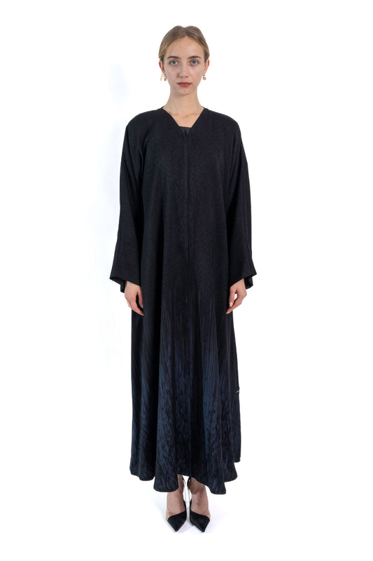 Shimmering Evening blue Abaya