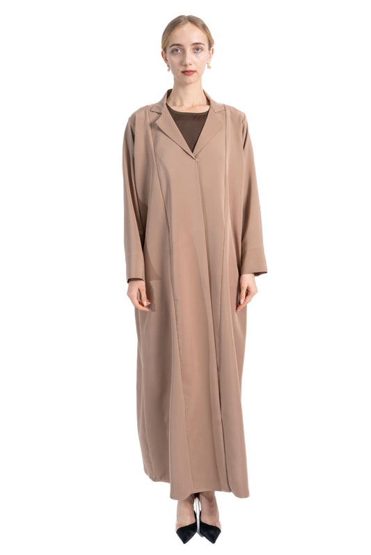 Office Girl Beige Abaya