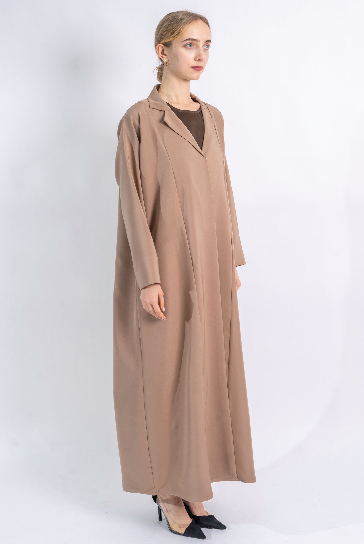 Office Girl Beige Abaya