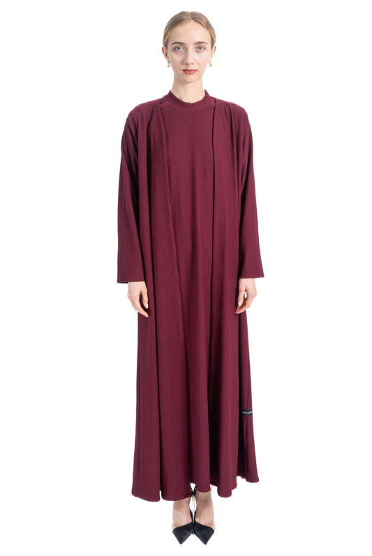 All weather Angel Red Abaya