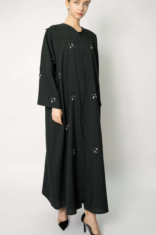 Minimal Handwork Linin Abaya